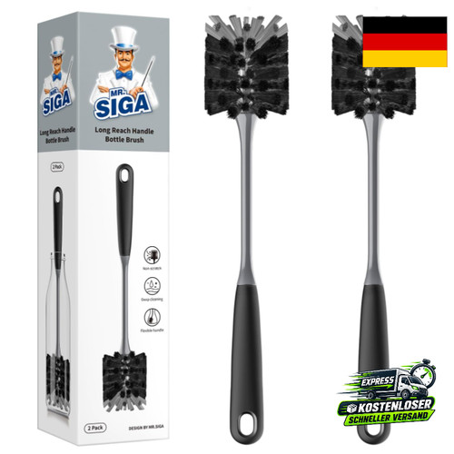 Flaschenbürste 2er pack - 2er-pack, mit