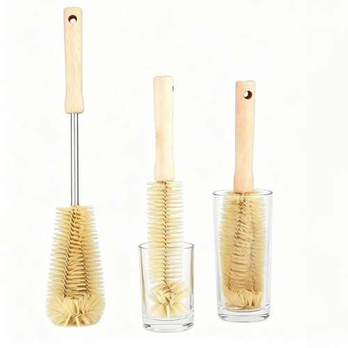 Flaschenbürsten set holzgriff - set,
